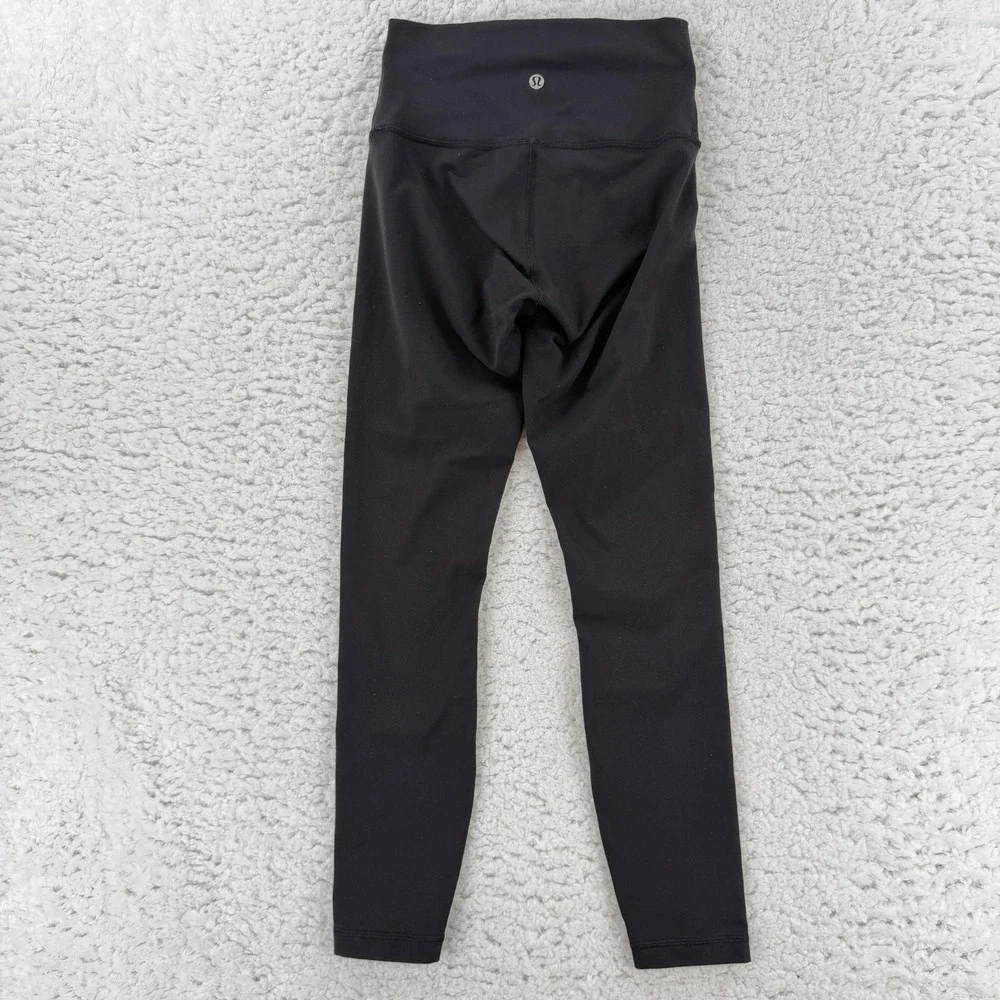 Lululemon‎ Wunder Under Pants Womens 4 Black High Rise Leggings Yoga Athletic